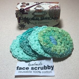 Soap & Facial Scrubbies Set Handcrafted Crochet
